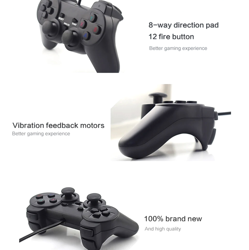 USB Wired Gaming Controller for PC & Laptop – Windows Gamepad