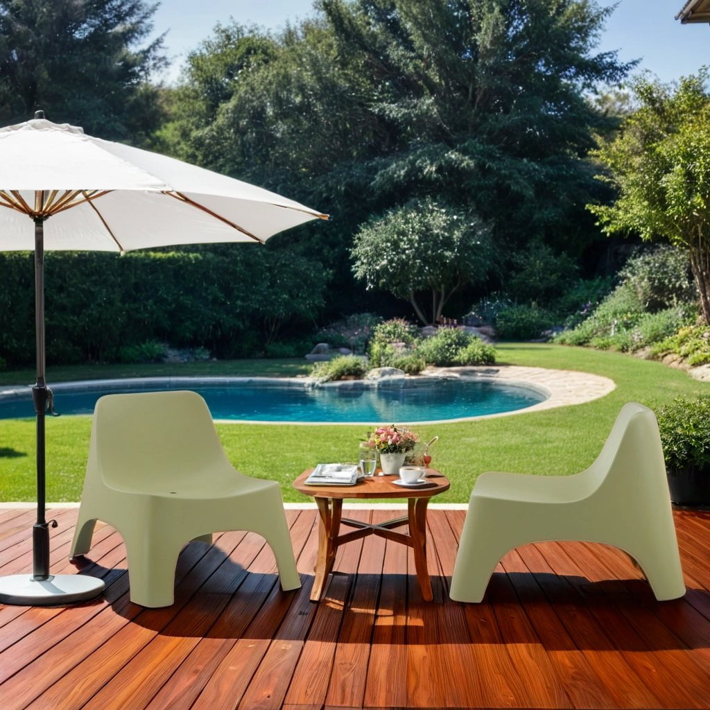 Vago Outdoor Chair - Olive at online8 furniture store Auckland