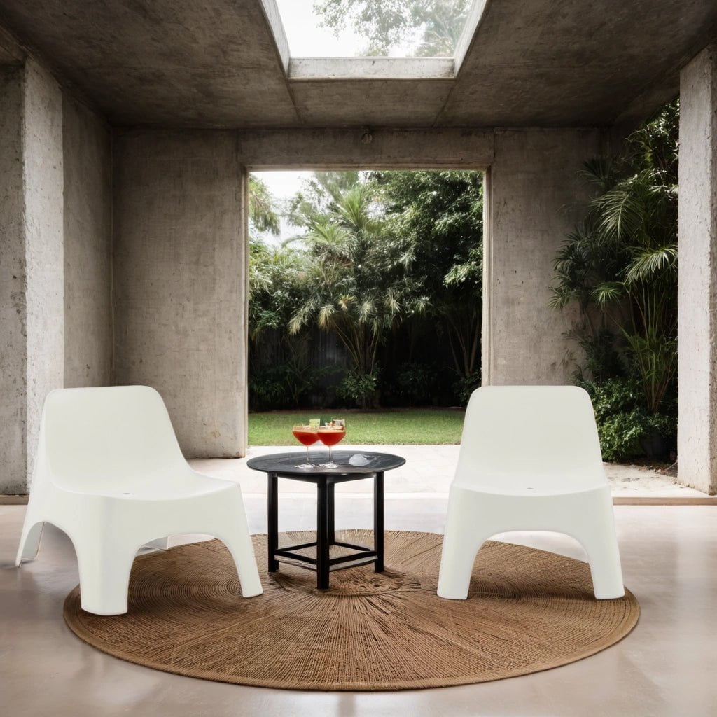 Vago Outdoor Chair - White at online8 furniture store Auckland