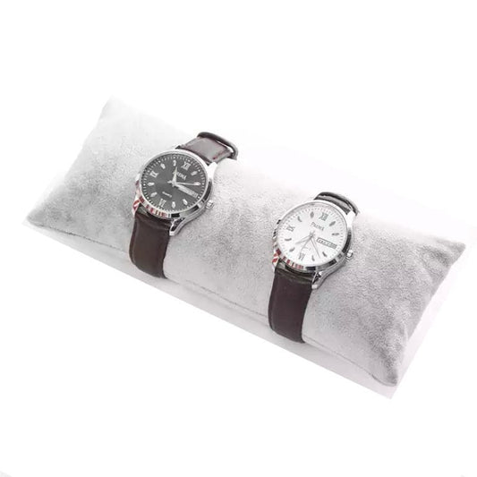 Velvet Display Cushion (Black & Grey)