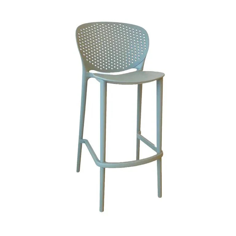 Verona Indoor/Outdoor Barstool - Moss Grey at online8 furniture store Auckland
