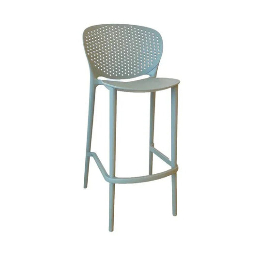 Verona Indoor/Outdoor Barstool - Moss Grey at online8 furniture store Auckland