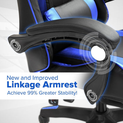 Gaming Office Chair Headrest, Lumbar Support and Footrest