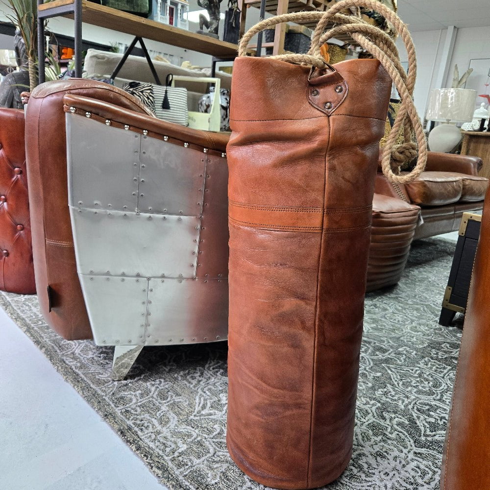 Vintage boxing Punching bag at online8 furniture store Auckland