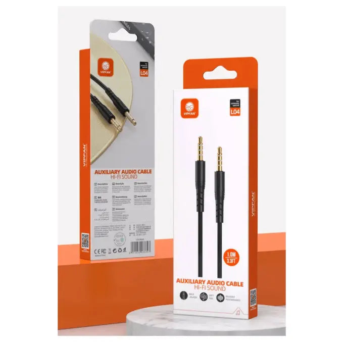 VipFan Premium Aux Cable 1 Meter L04