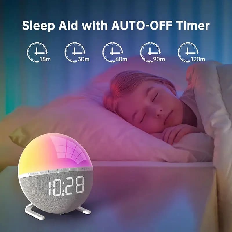 Wake-Up Light Sunrise Alarm Clock