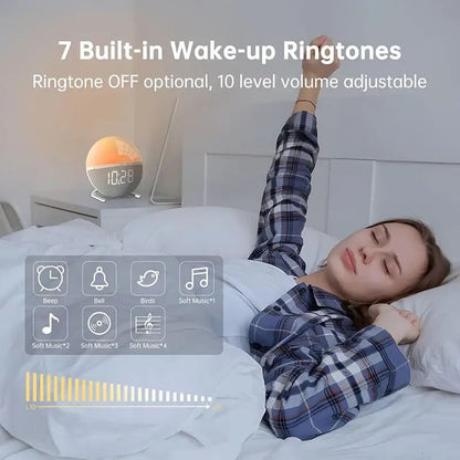 Wake-Up Light Sunrise Alarm Clock