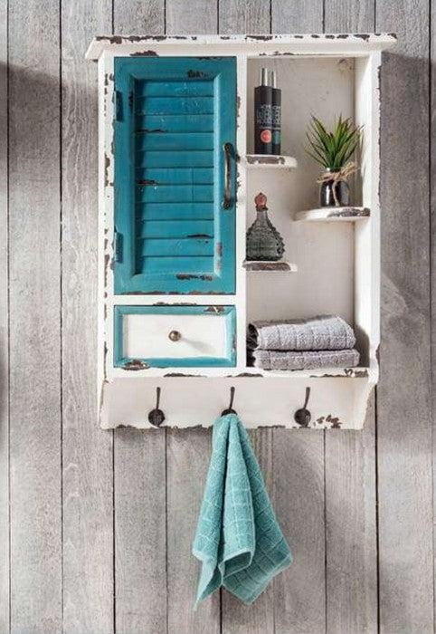 Wall Cabinet with Coat Hooks at online8 furniture store Auckland