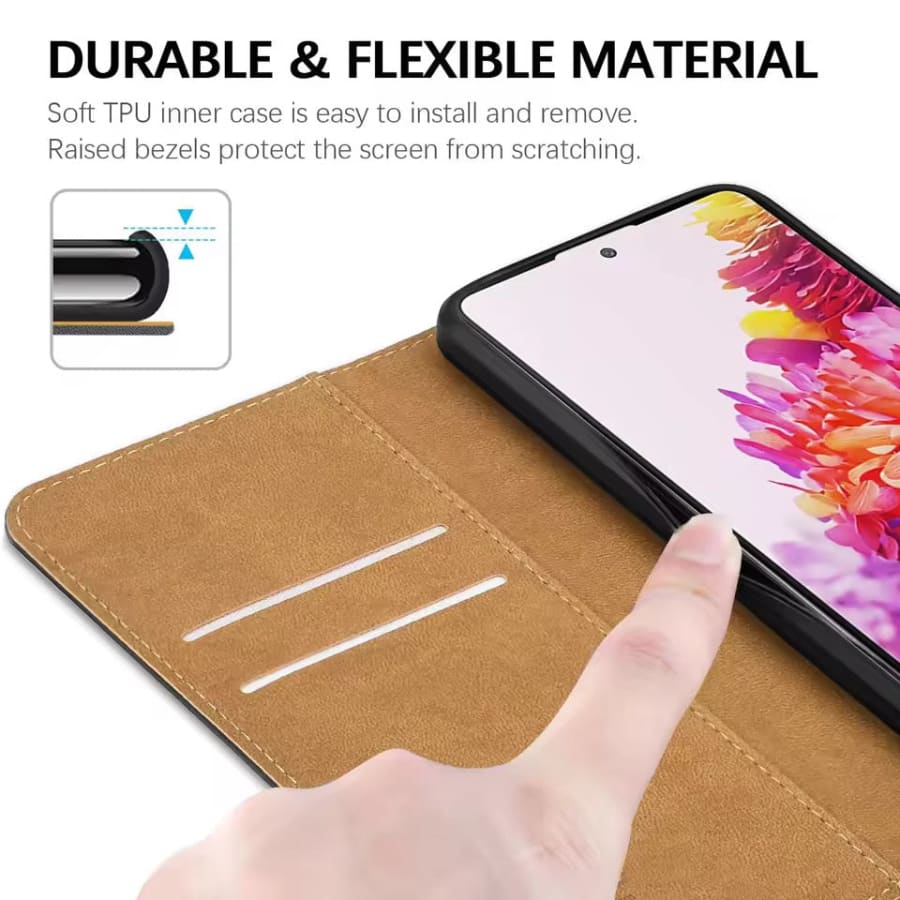 Wallet Case for Samsung Galaxy Xcover Pro (Black)