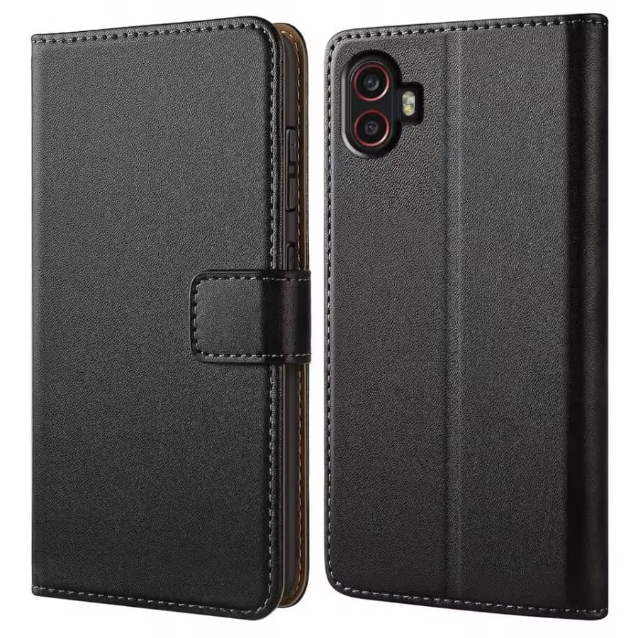 Wallet Case for Samsung Galaxy Xcover Pro (Black)