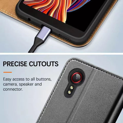 Wallet Case for Samsung Galaxy Xcover Pro (Black)