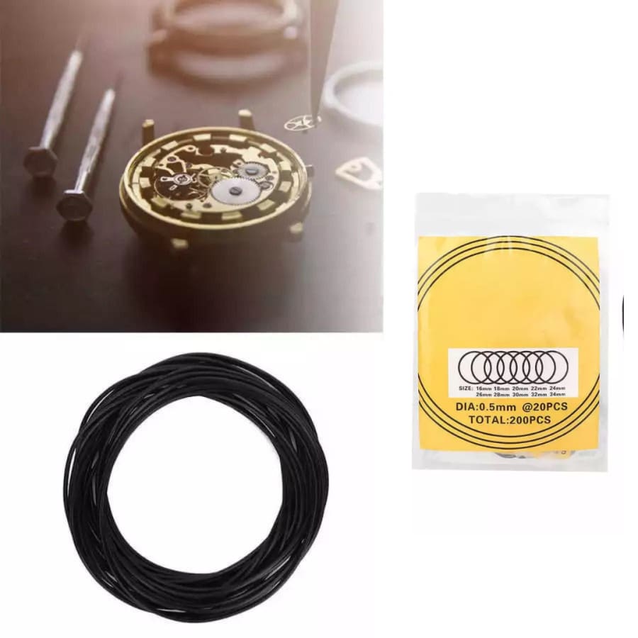 Watch O-rings - 0.5mm (for waterproof watches)