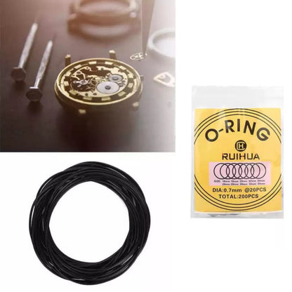 Watch O-rings - 0.7mm (for waterproof watches)