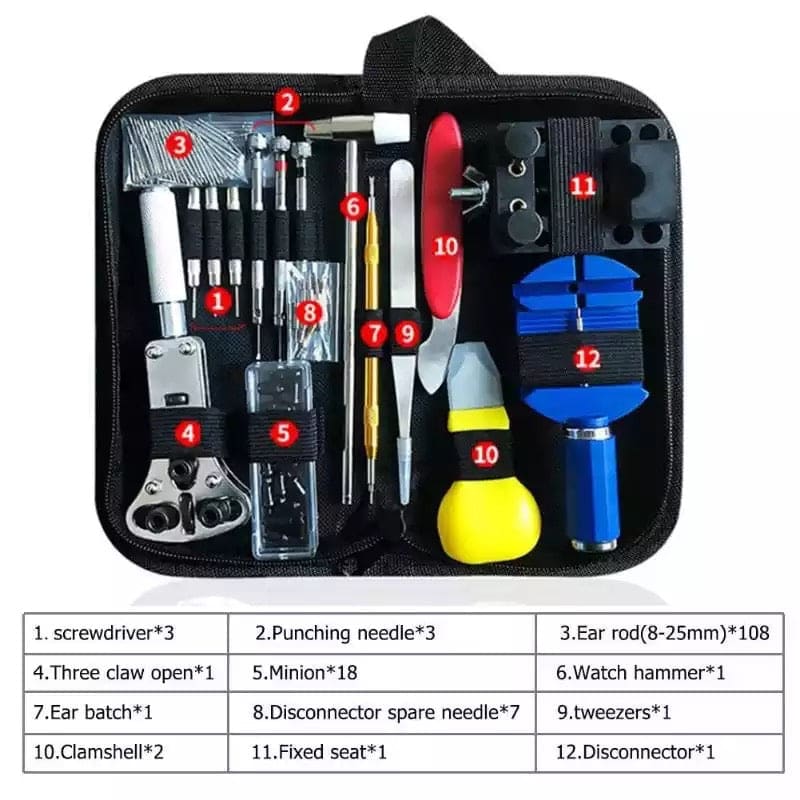 Watch Repair Toolkit (147 pieces)