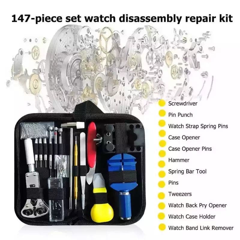 Watch Repair Toolkit (147 pieces)