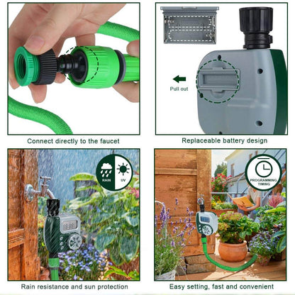 garden timer with connection