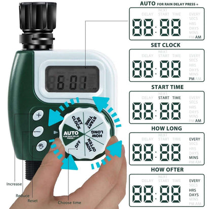 water timer with filter