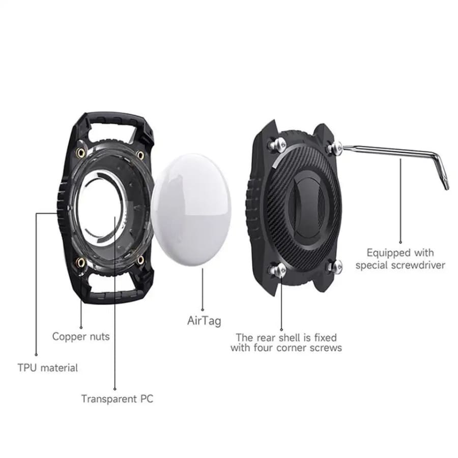 Waterproof Apple Air Tag Holder (for straps)