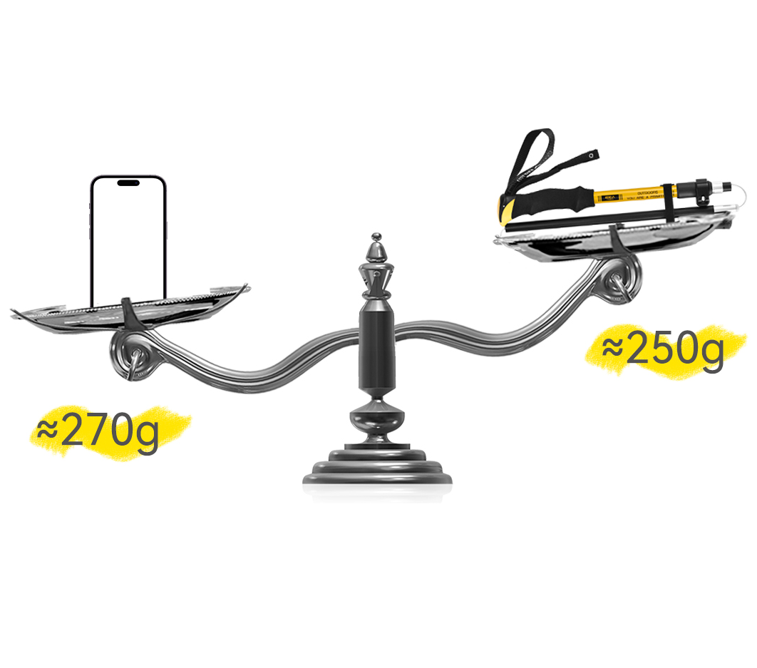 Hiking Poles Foldable 110–135 cm – 7075 Aluminium Trekking Poles