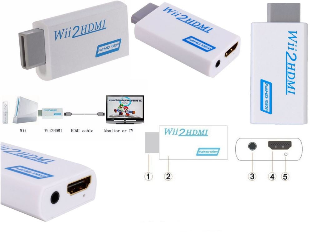 Wii To HDMI Converter