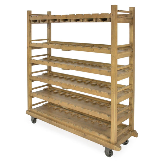 Wine Rack on Wheels | Display Unit at online8 furniture store Auckland