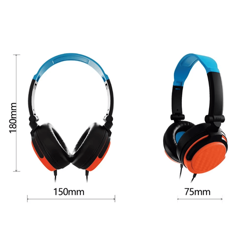 Wired Gaming Headset with Microphone & Volume Control