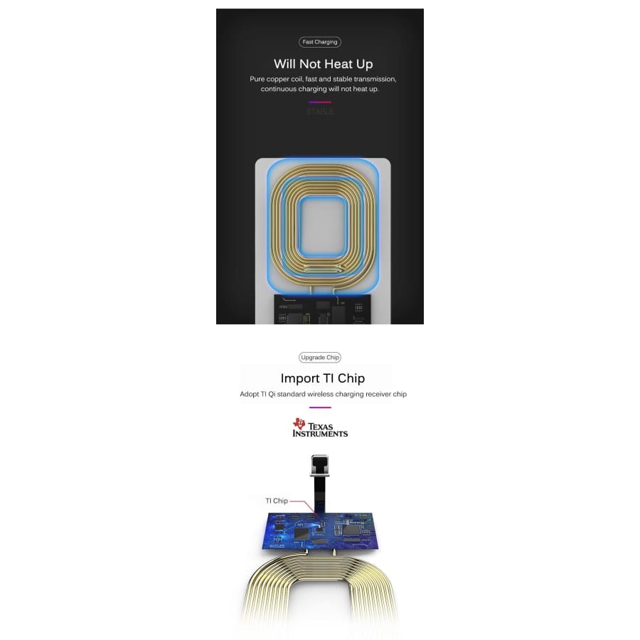 Wireless Charging Receiver - Type C Devices