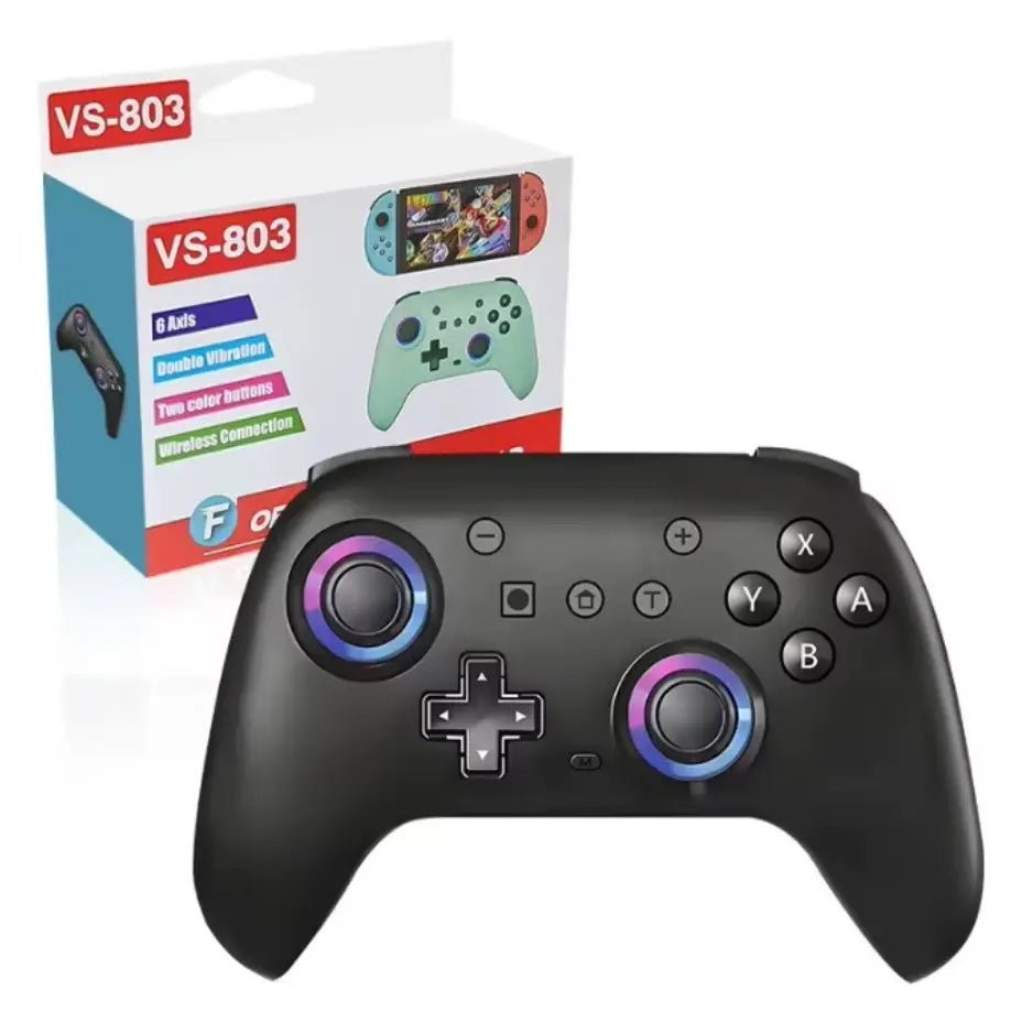 Wireless Joystick for Nintendo Switch, PC & Smartphone | RGB Bluetooth Gaming Controller