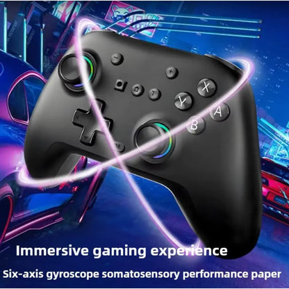 Wireless Joystick for Nintendo Switch, PC & Smartphone | RGB Bluetooth Gaming Controller