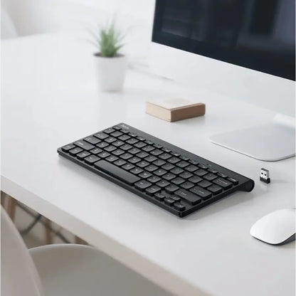 Wireless Mini Keyboard With USB Nano Receiver (GM70)