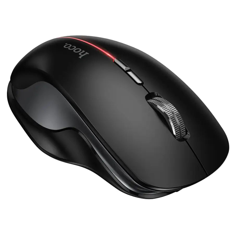 Wireless Mouse Dual Mode Bluetooth LED Rechargeable (GM40) Black