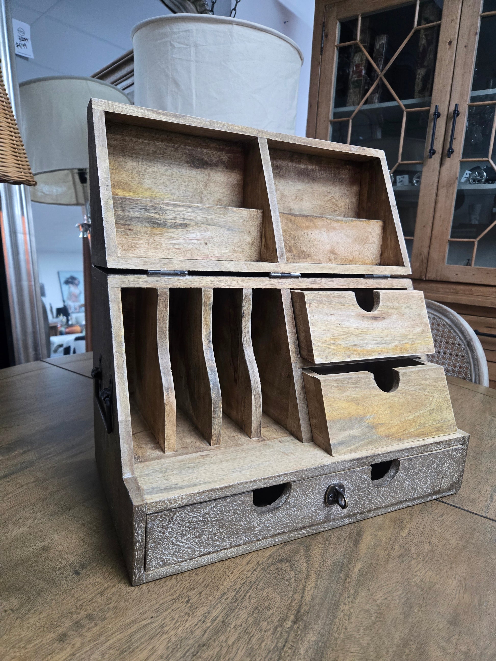 Wooden Desk Nook | Desk Organizer at online8 furniture store Auckland