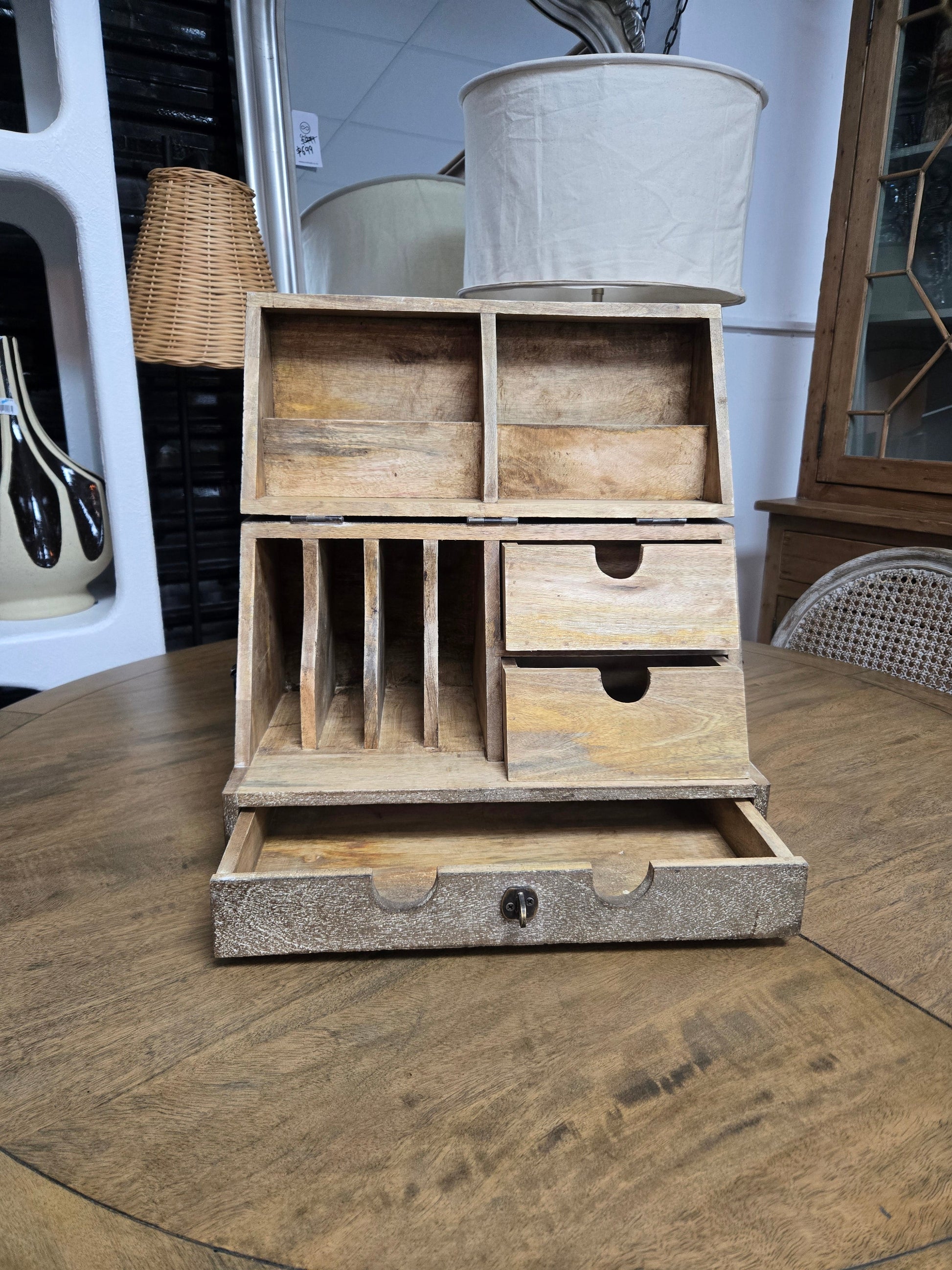 Wooden Desk Nook | Desk Organizer at online8 furniture store Auckland