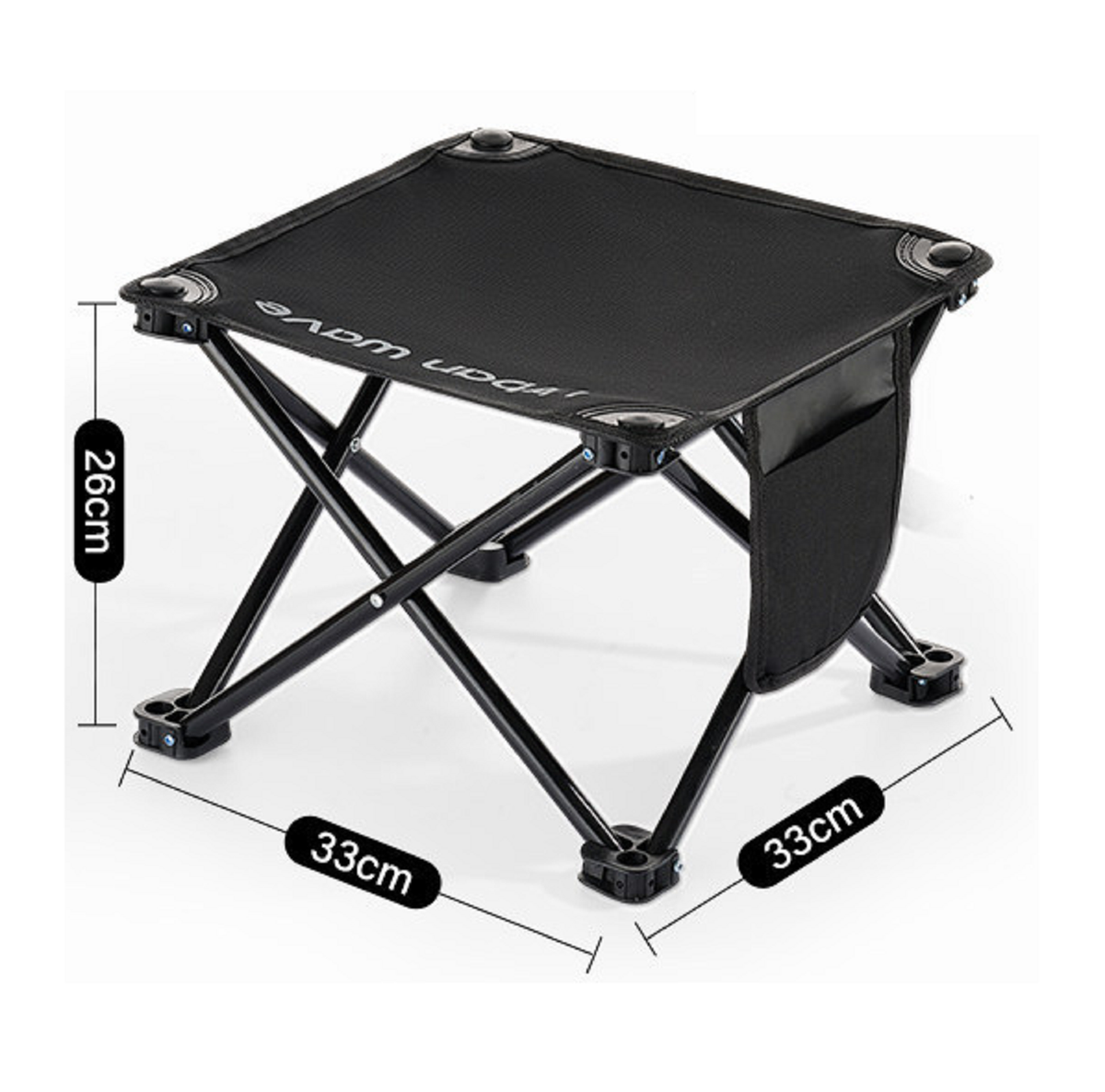 Urban Wave Portable Camping Stool, 33 cm Wide YQ165019