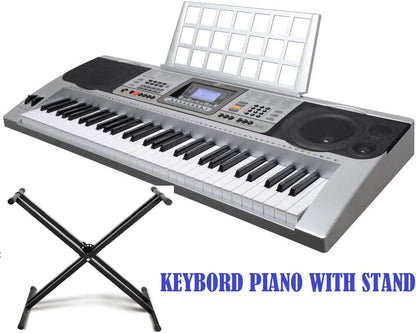 Electronic Keyboard Piano and Piano Stand