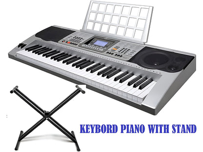 Electronic Keyboard Piano and Piano Stand