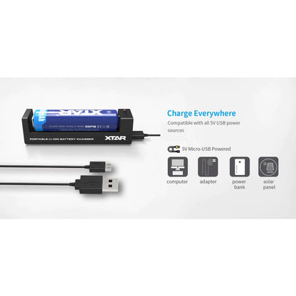 XTAR MC1 1 Bay USB Battery Charger