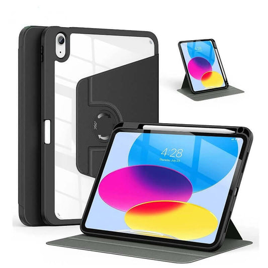 iPad Mini 6 /7  Rotation Stand Smart Case Cover with Pencil Slot