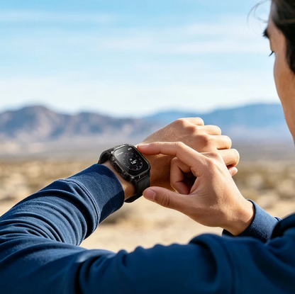 Rugged Outdoor GPS Smartwatch with Bluetooth Calling, 1.95" HD Display (Y45)