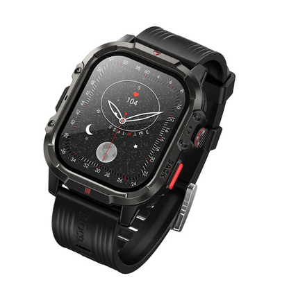 Rugged Outdoor GPS Smartwatch with Bluetooth Calling, 1.95" HD Display (Y45)