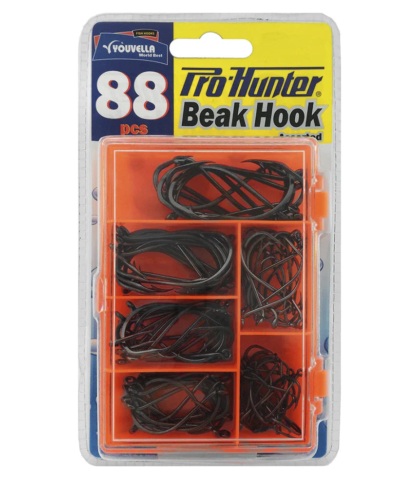 Value Pack : Pro Hunter Beak Hook Pack - 88 assorted Beak Hooks