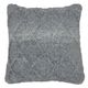 Woolen Boho Cushion Grey