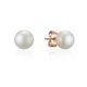 Kagi Rose Seed Pearl Studs