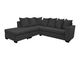 DS NZ made Lavern corner sofa Vish black