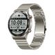 Silver Smart Watch Stainless Steel Strap