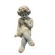 Vintage Sitting Cupid - Antique Marble