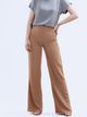 Draped Wide Leg Pants in Camel