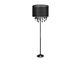 Svart Crystal Floor Lamp