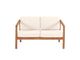 Jason Teak wood 2 Seater Creamy