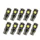 10PCS T10 Wedge 5SMD LED Bulbs W5W 194 168 131 WHITE CANBUS